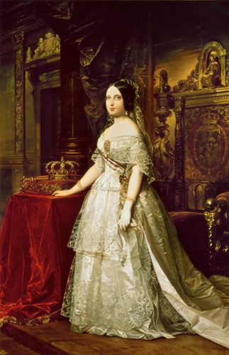 Isabella II. of Spain from Federico de Madrazo