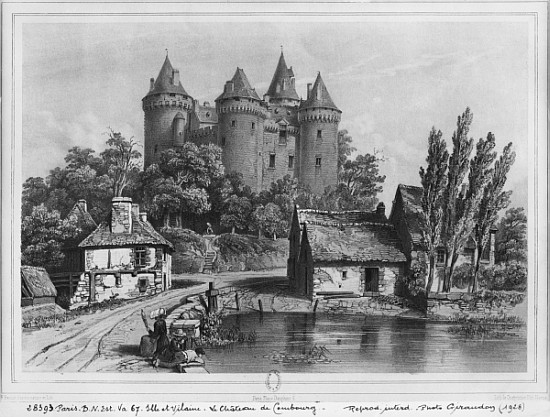 The Castle of Combourg (see also 382414) from Felix Benoist