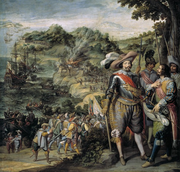 The capture of Saint Kitts by Don Faderique de Toledo from Felix Castello