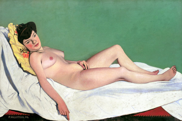 F.Vallotton / Reclining Nude / 1904 from Felix Vallotton