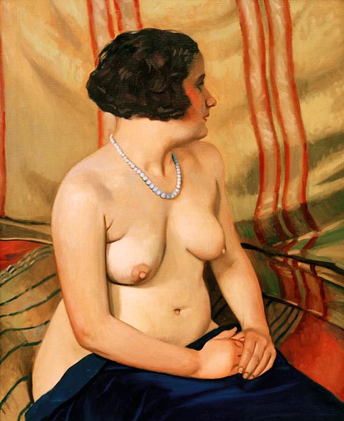 F.Vallotton, Frau mit blauer Halskette from Felix Vallotton