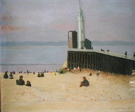 The Jetty at Honfleur from Felix Vallotton