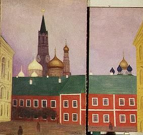 Moscow. 1913th Diptychon from Felix Vallotton