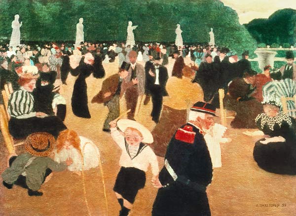 The Luxembourg Gardens from Felix Vallotton