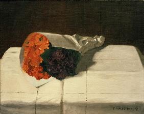 F.Vallotton, Strauss mit Ringelblumen..