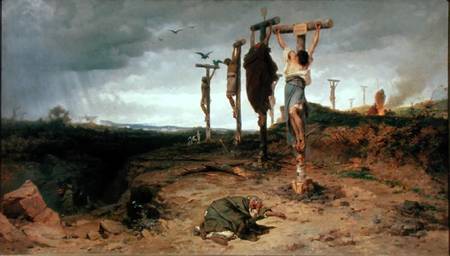 The Damned Field, Execution place in the Roman Empire from Feodor Andrejeitsch Bronnikov