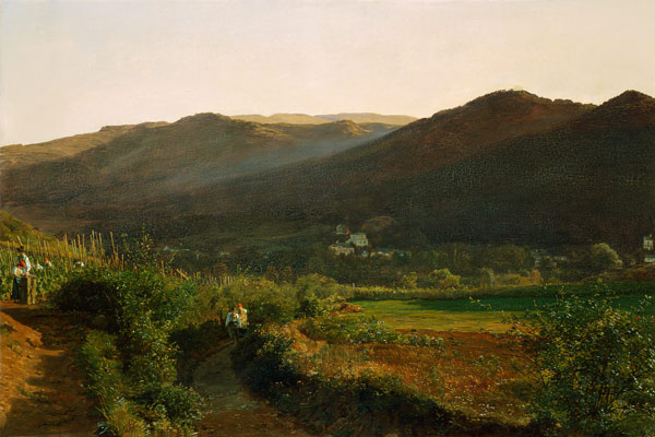 Landscape with vineyards from Ferdinand Georg Waldmüller