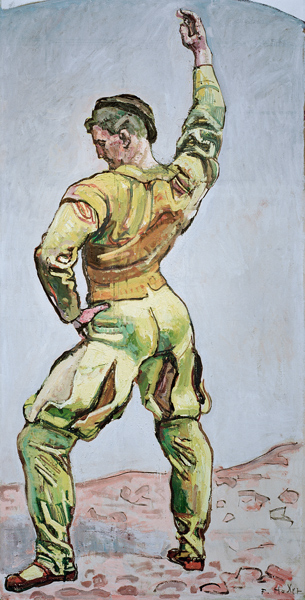 Figure study for Unanimity from Ferdinand Hodler