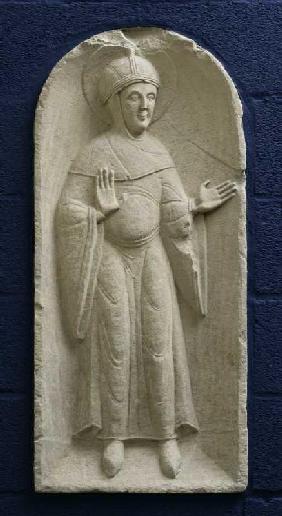 Anbetende Heilige (Relief von einer Chorschranke aus der Mauritz-Kirche in Münster)