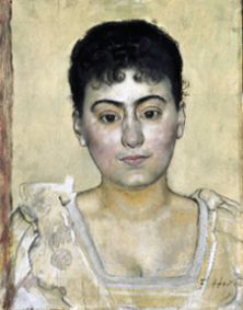 Portrait madam de R. from Ferdinand Hodler
