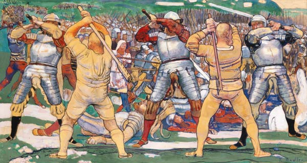 The battle at Näfels from Ferdinand Hodler