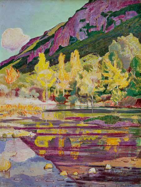 At the foot of the Petit Saleve from Ferdinand Hodler