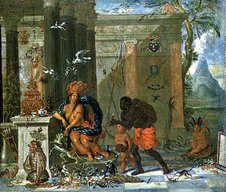 Allegory of America from Ferdinand van Kessel