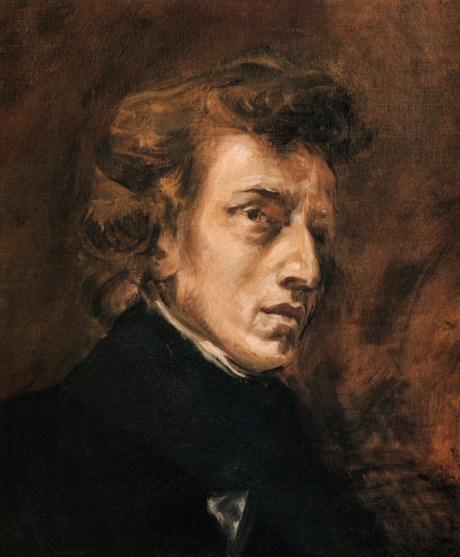 Frédéric Chopin from Ferdinand Victor Eugène Delacroix