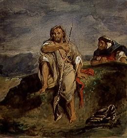 Arab hunter from Ferdinand Victor Eugène Delacroix