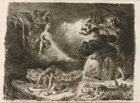 Illustration to Goethe's Faust