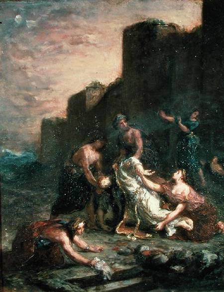 The Martyrdom of St. Stephen from Ferdinand Victor Eugène Delacroix