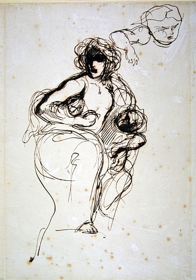 Medea, before 1838 from Ferdinand Victor Eugène Delacroix