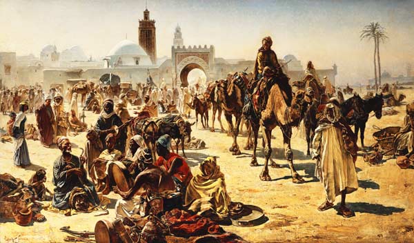 Arabischer Sklavenmarkt from Ferencz Frans Eisenhut