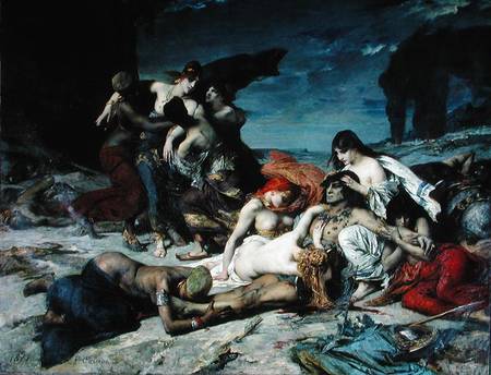 The Death of Ravana from Fernand Cormon