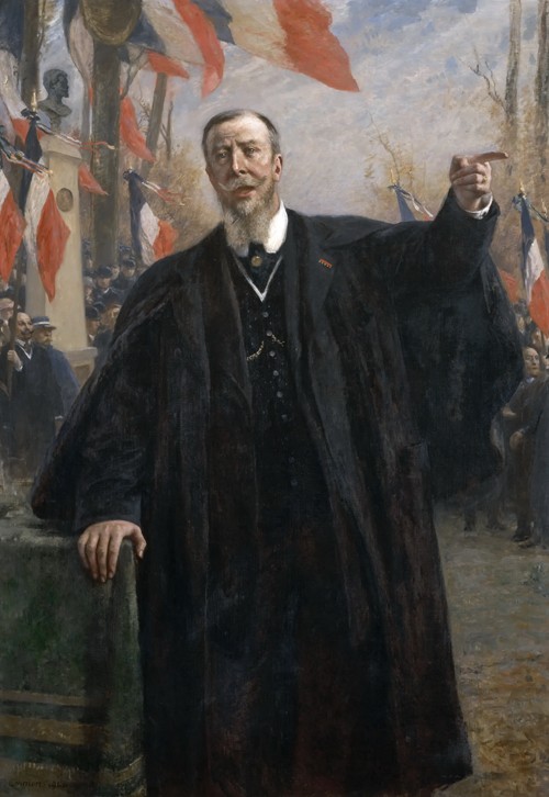 Paul Déroulède (1846-1914) Making a Speech at Bougival, January 1913 from Fernand Cormon