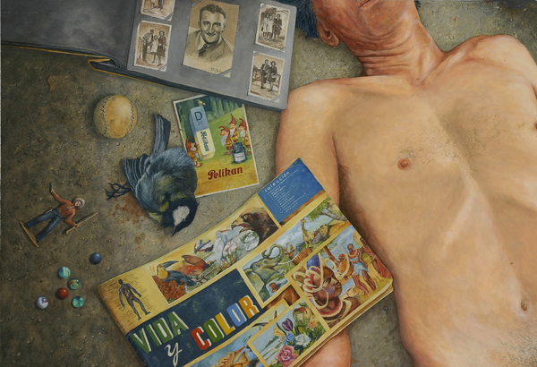 torso with objets from Fernando Aznar Cenamor