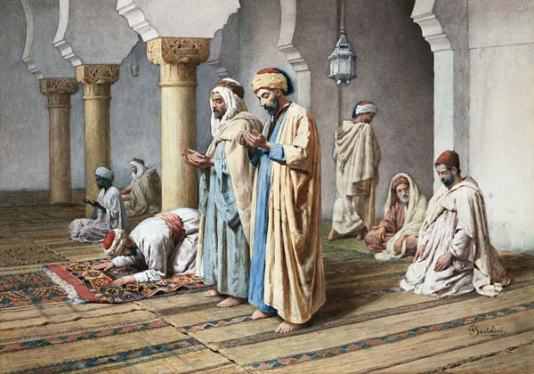 Arabs At Prayer from Filipo or Frederico Bartolini