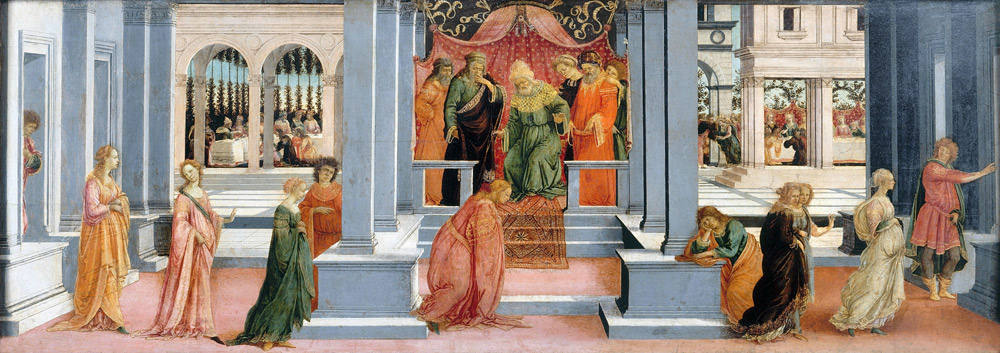 Esther before Ahasuerus from Filippino Lippi