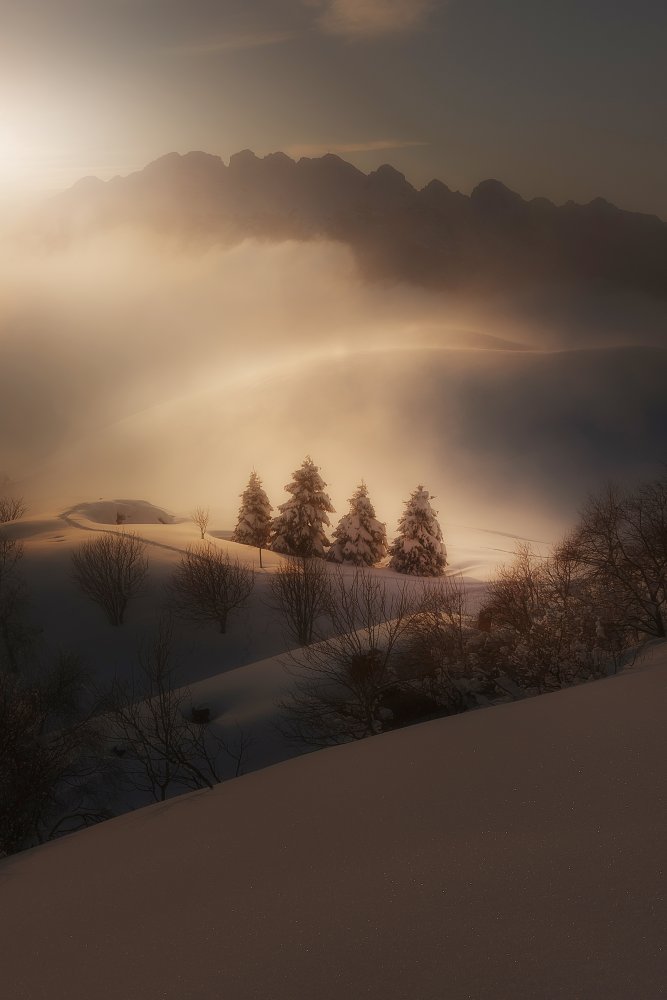 Winter Sunset from Filippo Manini