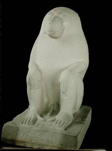 Baboon, Middle Kingdom, possibly 7th Dynasty from First Intermediate Period Egyptian