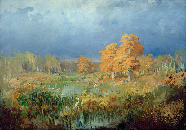 Moor im Wald. Herbst from Fjodor Wassiljew
