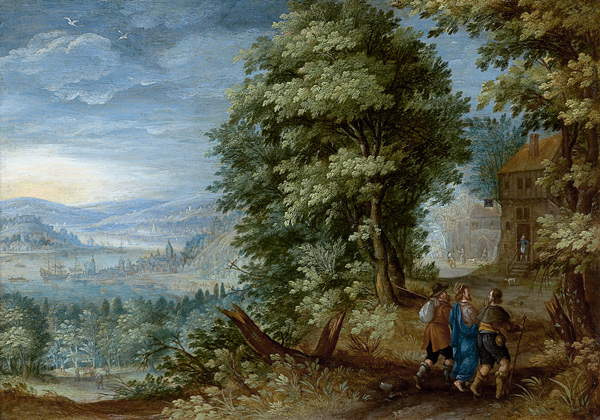 The Walk to Emmaus from Flämischer Meister um 1600