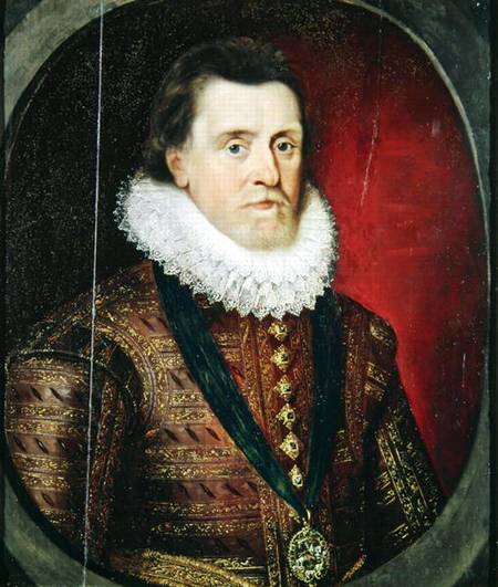 James I (1566-1625) from Flemish School