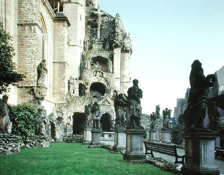Sculptures and grotto from the 'Calvary' in the grounds of the church (photo) from Flemish School
