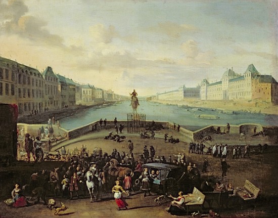 The Pont Neuf, Paris, 1665-69 from Flemish School