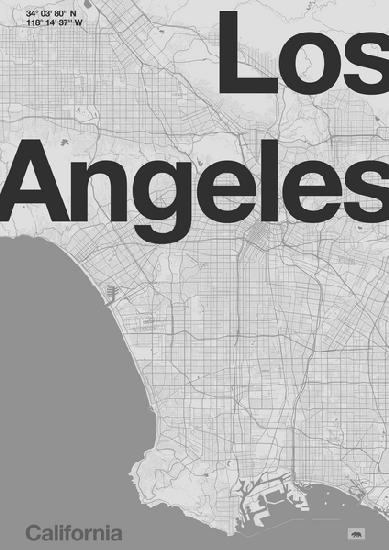 Los Angeles Minimal Map