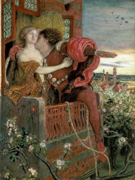 Romeo and Julia. from Ford Madox Brown