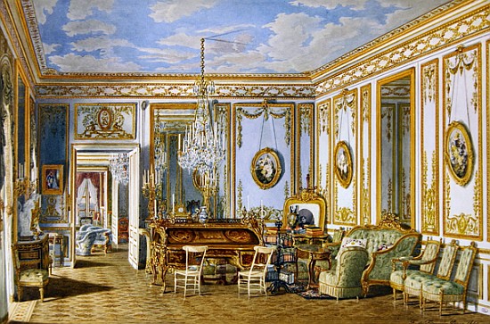 The Study of the Empress Eugenie at Saint-Cloud from Fortune de Fournier