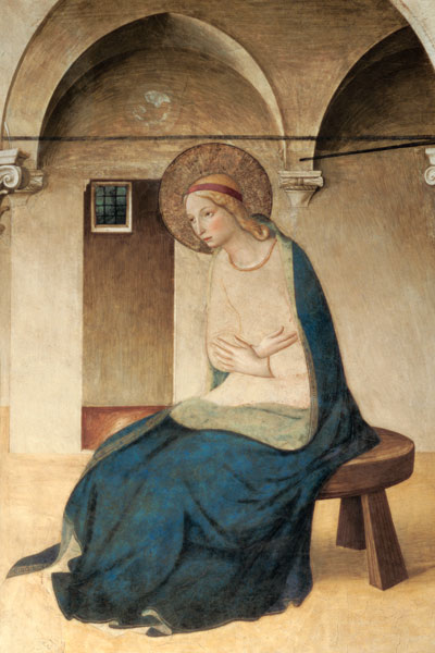 The Annunciation, c.1438-45 (detail of 29030) from Fra Beato Angelico