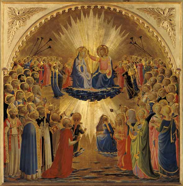 The Coronation of the Virgin from Fra Beato Angelico