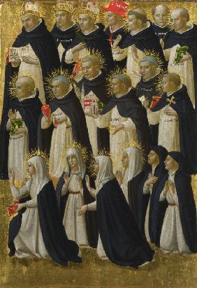 The Dominican Blessed (Panel from Fiesole San Domenico Altarpiece)