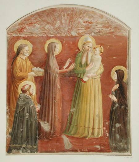The Presentation in the Temple, from a series of prints made by the Arundel Society from Fra Beato Angelico