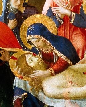 Deposition from the Cross, detail of the Virgin Mary