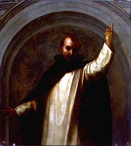 Portrait of Saint Vincenzo Ferrari from Fra Bartolommeo