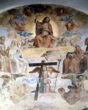 The Last Judgement, detail depicting Christ in Majesty