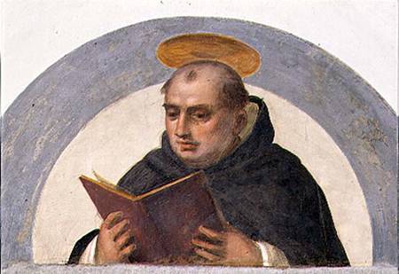 St. Thomas Aquinas Reading from Fra Bartolommeo
