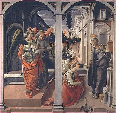 Annunciation from Fra Filippo Lippi