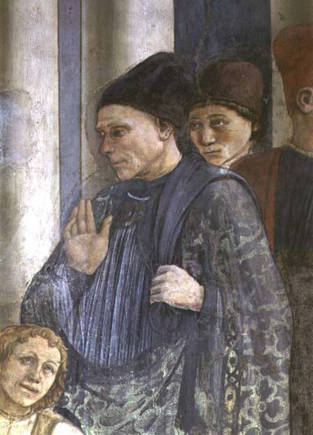 The Celebration of the Relics of St. Stephen (detail) 1452-66 (fresco) from Fra Filippo Lippi