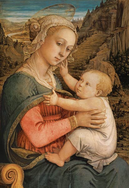 Maria with the child from Fra Filippo Lippi