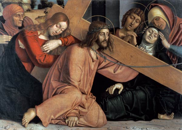 Christ Falls under the Cross from Francesco Bonsignori